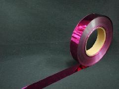 イベント・ボンボン・害獣用メッキテープ   ２，５ｃｍ幅２００Ｍ巻き粘着なし（ピンク色）