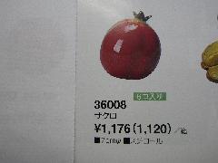果物ディスプレイ（ザクロ６個入り・７ｃｍ・スチロール製）西３６００８