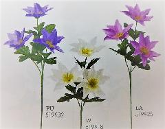 卸販売造花（クレマチス×３輪・単色36本入り）２９９０